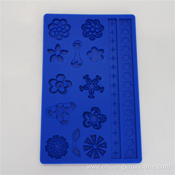 Cake Decoration Mould Leaf And Flower Design